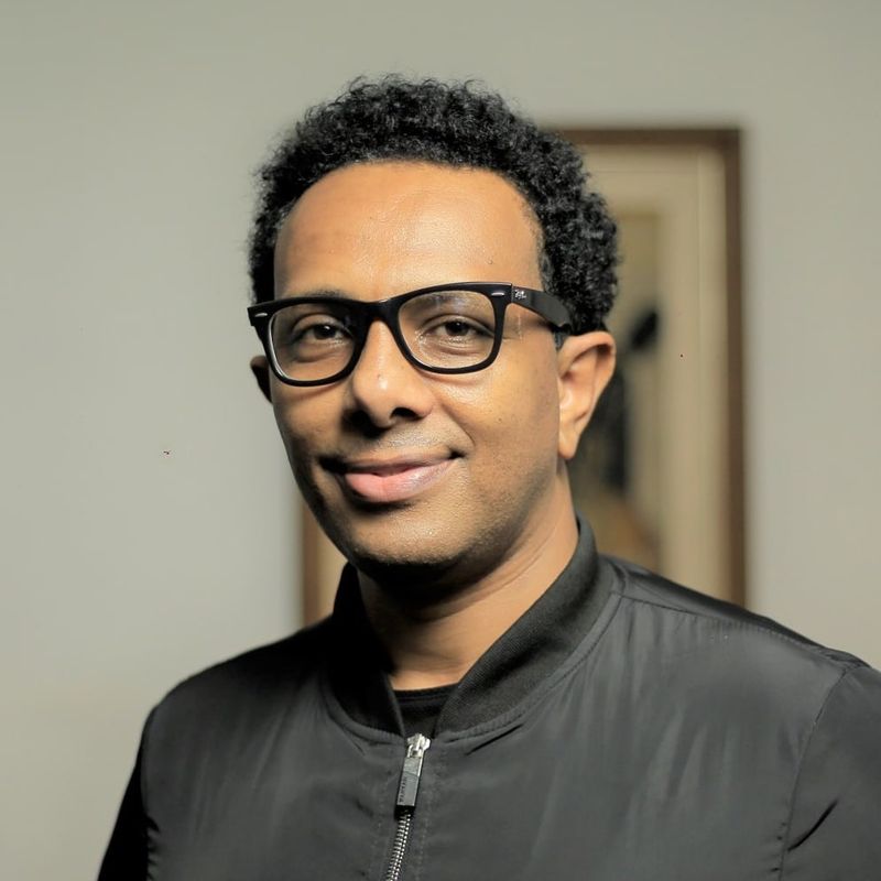 Portrait of Henok Mebratu, filmmaker and lead production fixer at Film Ethiopia in Addis Ababa